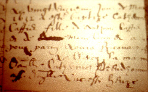 Bapt&ecirc;me de Catherine Caffier