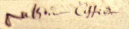 signature d'Anthoine Caffier